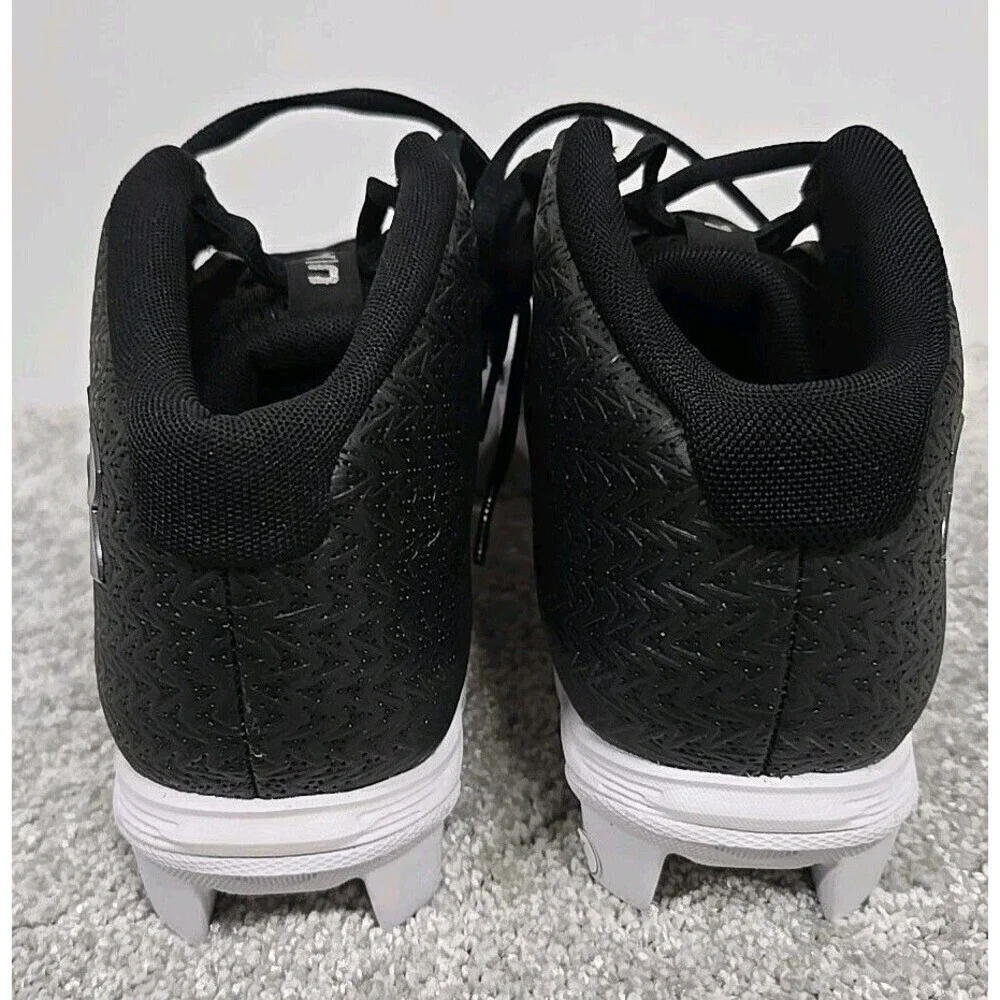 Under Armour Spotlight‎ Franchise Rm 4.0 Black Silver Football Cleats Men’s 10.5